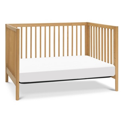 Honey Oak 3-in-1 Convertible Crib with Adjustable Heights