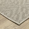 Oriental Weavers Caicos CA08A Grey/ Light Grey Indoor/Outdoor Area Rug - 1'10" x 7'6" - 2 of 4