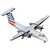 Bombardier Dash 8-100 Commercial Aircraft "American Airlines" Gray with Striped Tail 1/400 Diecast Model Airplane by GeminiJets - 2 of 3