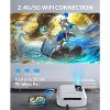 GOODEE Projector with 5G WiFi and Bluetooth, Full HD 1080P Outdoor Portable Video Projector Support 4K, Home Theater Movie Projector - 2 of 4