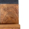 Cook Book Holder Acacia Wood, Marble & Metal by Foreside Home & Garden - 3 of 4