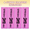 ArtCreativity Novelty Bulk Pink Mistake Erasers for Kids (Pack of 4) - 2 of 4