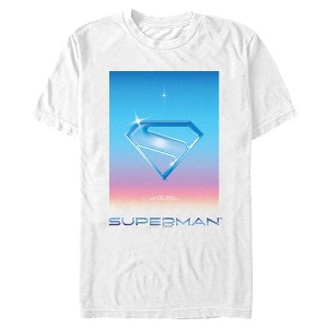 Mens Superman Last Son of Krypton Gradient Symbol T Shirt - 1 of 4