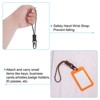 Unique Bargains Keys Whistle Badge Holder Wrist Lanyard with Sling Clips 2 Pcs - 4 of 4