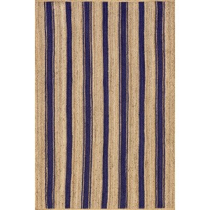 Nuloom Calathea Striped Jute Area Rug - 1 of 4