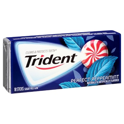 Trident Perfect Peppermint Sugar Free Gum - 18ct