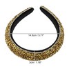 Unique Bargains Women's Bling Rhinestone Padded Hairband Hair Accessories 1.18 Inch Wide 1 Pc - 4 of 4