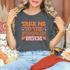 Simply Sage Market Retro Take Me To The Pumpkin Patch Garment Dyed Tee - 2 of 4