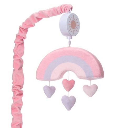 Pink mobile clearance for crib