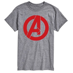 Men's - Marvel - Avengers A Logo Short Sleeve Graphic T-Shirt - 1 of 4