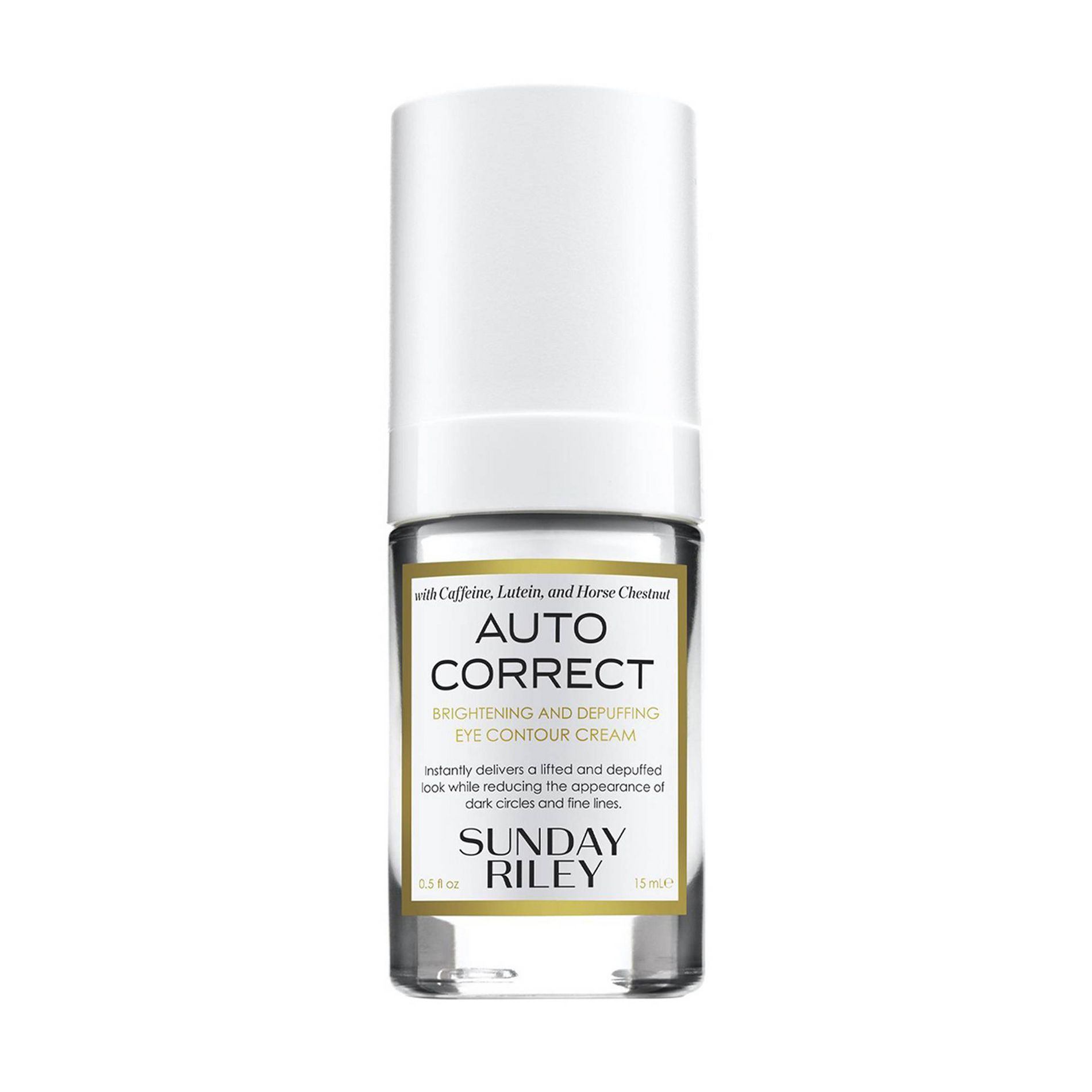 Sunday Riley Auto Correct Brightening And Depuffing Eye Cream - 0.5 fl oz - Beauty Studio
