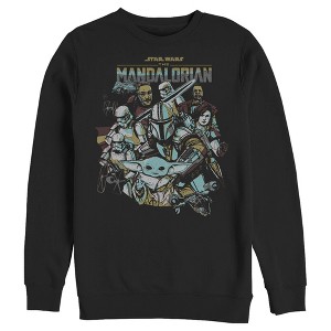 Men's Star Wars The Mandalorian Protect The Child Sweatshirt - 1 of 4