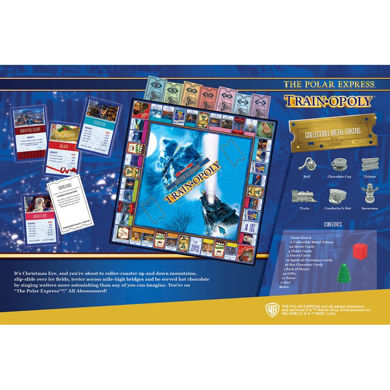 MasterPieces Opoly Family Board Games - Polar Express, 4 of 6