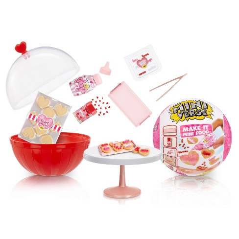 MGA's Miniverse - Make It Mini Food Valentine's Series Mini Collectibles,  Valentine's Day, Resin Play