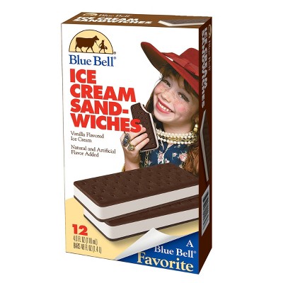 Blue Bell Ice Cream Sandwiches - 39oz/12ct : Target