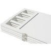 Legacy Decor Screen Room Divider Wicker and Wood Diamond Design - 2 of 4