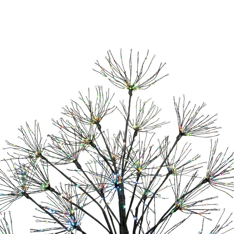 Northlight 5' LED Lighted Christmas Fireworks Tree, Multi-Color Lights, 4 of 6