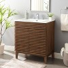 Freestanding Bath Vanity with White Ceramic Top Unassembled - 2 of 4