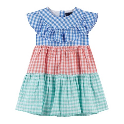 Andy & Evan  Kids  Gingham Woven Dress.