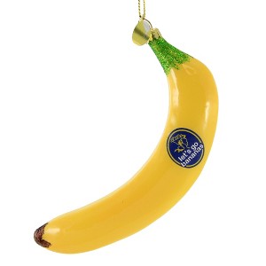 Cody Foster 5.5 Inch Let's Go Bananas Christmas Yellow Food Tree Ornaments - 1 of 3