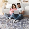 Chic Crate 5×7 Blue Traditional Area Rug – Non‑Shedding, Stain‑Resistant, Stylish for Living Room & Bedroom - 4 of 4
