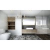 Elegant Lighting Merritt Collection Chandelier D39.8 H24 Lt:6 Weathered Dove Finish - 2 of 4