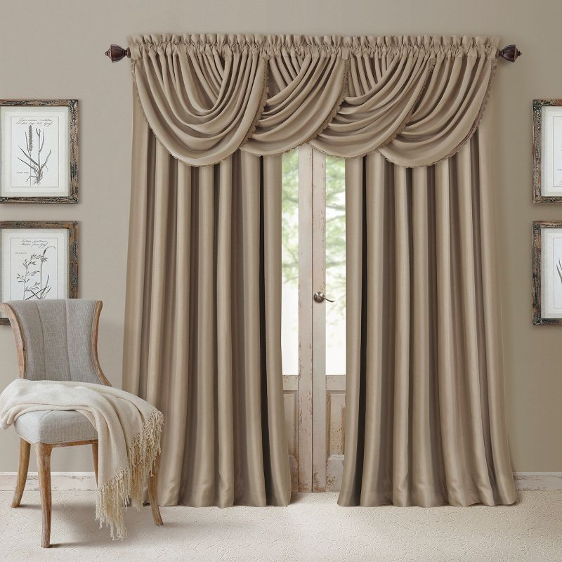 All Seasons Single Blackout Window Curtain Panel - Elrene Home Fashions, 2 of 7