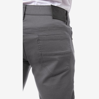 X Ray Men's Slim Fit Stretch Commuter Colored Pants In Grey Size 36x32