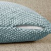 Ink+Ivy 12"x20" Oversize Bree Knit Oblong Throw Pillow Cover Light Blue: Acrylic, Machine Washable, Hidden Zipper - 3 of 4