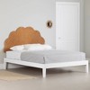 South Shore Queen Hoya Bed and Headboard White/Natural - 4 of 4