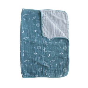 Red Rovr Organic Cotton Muslin Baby Blanket - 1 of 3