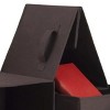 Racxily Set of 6 Foldable Chocolate Fabric Baskets, Brown - 3 of 4