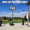 Portable basketball hoop outdoor 53-120in Adjustable Basketball Goal System, 44 Inch Outdoor Hoop & Goals for Youth, and Adults in Backyard,Garage - 2 of 4