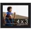 PosterPalooza | Photo Size Modernist Black Picture Frame - UV Acrylic, Foam Board Backing, Hanging Hardware - 2 of 4