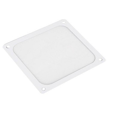 SilverStone Technology   White Plastic Ultra Fine Fan Filter with Magnet for 120mm Case Fan air vent