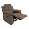 Fontoi Accent Chairs, Classic Chair with Comfortable Arms and Back, Modern Lazy Chair for Living Room Bedroom Home Office, Brown, 37"*40"*35" - 3 of 4