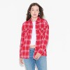 Women's Oversized Long Sleeve Collared Flannel Shirt - Wild Fable™ - 2 of 3