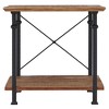 Ronay End Table Oak Brown - Inspire Q: Rustic Rectangle Side Table, Metal & Wood Frame, 23" High - 3 of 4
