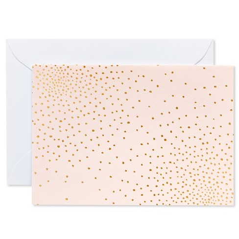 24ct Blank Cards With Envelopes Pink - Spritz™ : Target