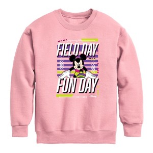 Boys' - Disney - Field Day Fun Day Graphic Long Sleeve Fleece Sweatshirt - 1 of 3