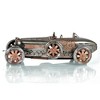 Bugatti Type 35 1924 – 4.25 Inch Height – Silver and Bronze Race Car Replica By Old Modern Handicrafts - 4 of 4
