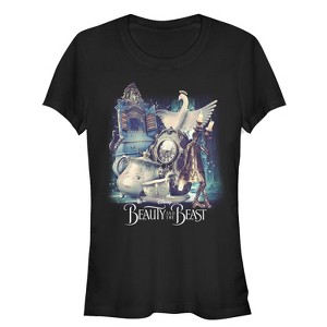 Juniors Womens Beauty and the Beast Movie Cast T-Shirt - 1 of 3