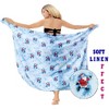 HAPPY BAY Women's Beachwear Christmas Tree Santa Sarong Wrap Bathing suit Swimwear Swim Cover Up Wraps Beach Coverups for Women - 2 of 4