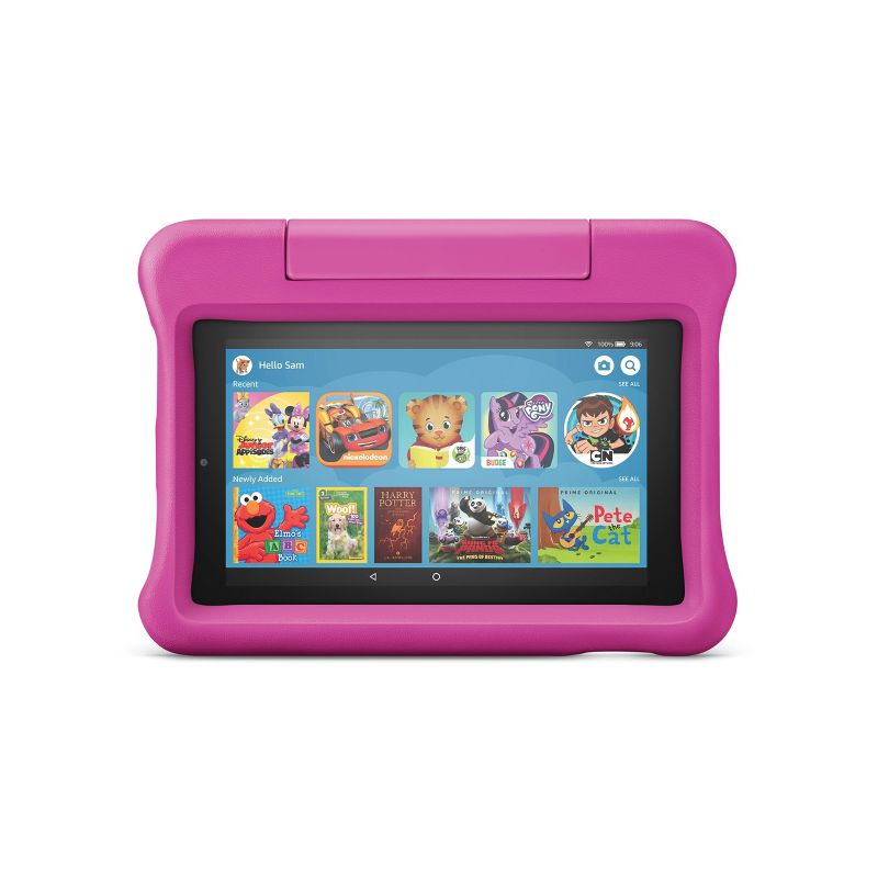 Amazon Fire 7&#34; Kids Edition Tablet 7; Display (9th Generation, 2019 Release) - Pink - 16GB, 1 of 8