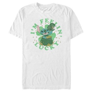 Men's Lilo & Stitch I'm Feeling Lucky T-Shirt - 1 of 4