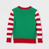 Toddler Boys' The Grinch Define Naughty Knitted Pullover Sweater - Green - image 2 of 3
