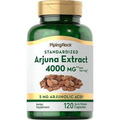 Piping Rock Arjuna 4000 mg | 120 Capsules