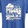 Women's - Instant Message - I'm A Pisces Daydream Short Sleeve Graphic T-Shirt - 2 of 4