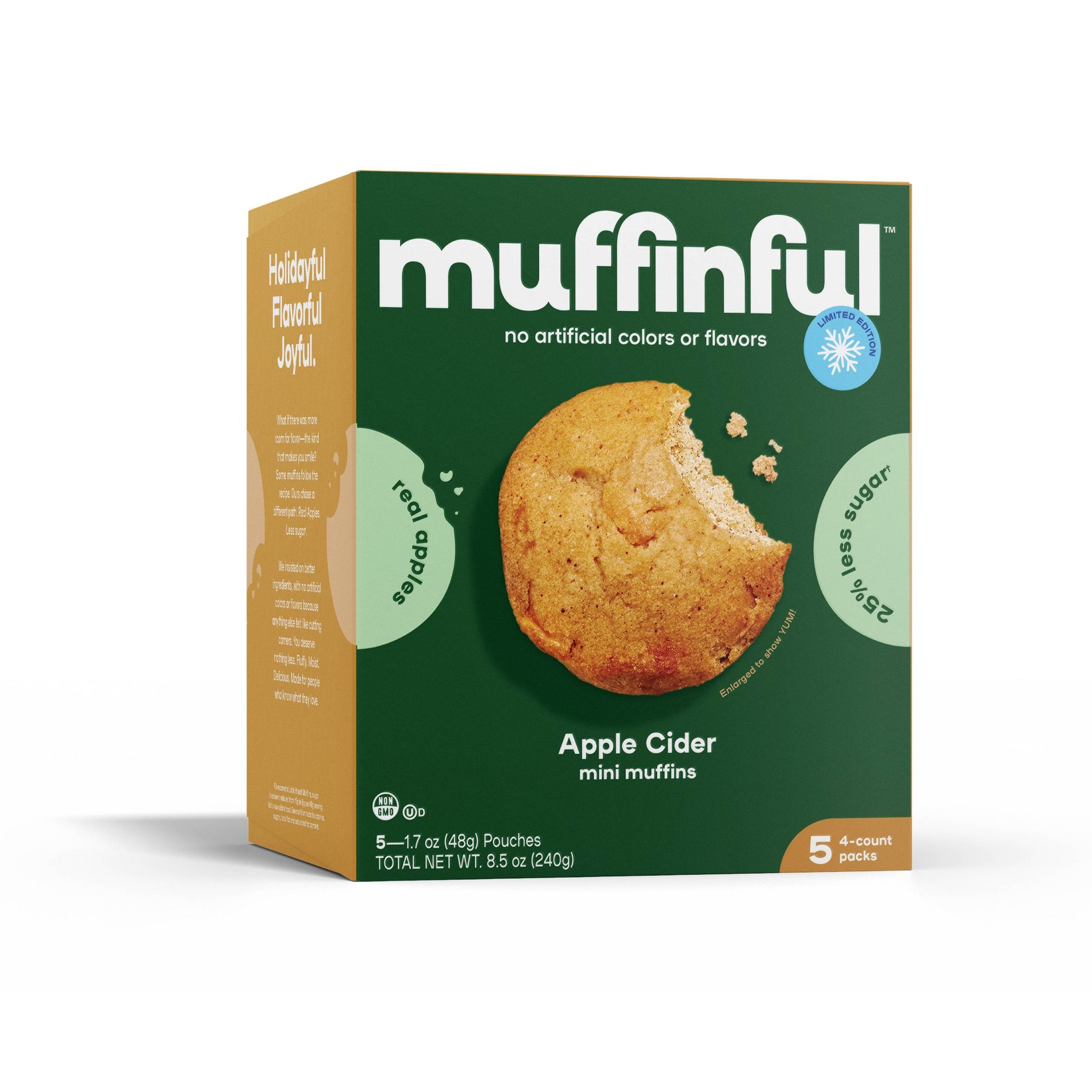 Bakeful Muffinful Apple Cider Mini Muffins - 8.5oz