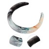 Unique Bargains Women's Elegant Tie-dye Colored Hairband 6.69"x6.1" Orange Gray 1 Pc - 3 of 3